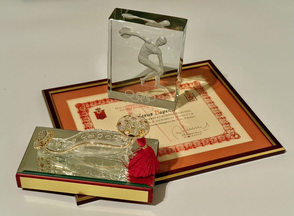 Picture of several awards